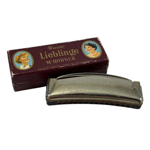 Hohner Unsere Lieblinge Harmonica Key of C in Original Box Germany Vintage 1930s - Picture 1 of 11